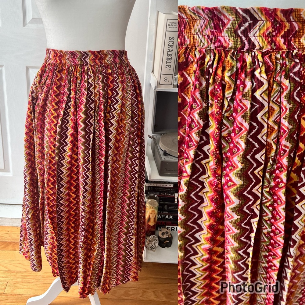 ZigZag Striped Skirt